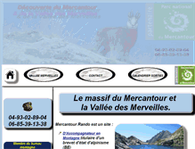 Tablet Screenshot of mercantour-rando.com